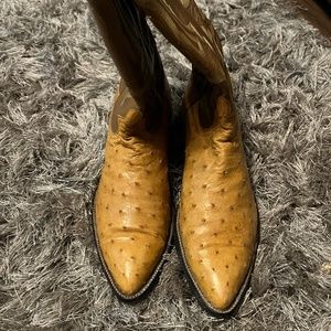 Ostrich boots
